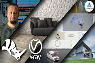 teach you 3d modeling and rendering using rhino and vray
