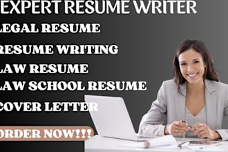 write legal, attorney, lawyer, counsel resume, cover letter and linkedin