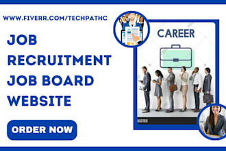 design recruitment website job board staffing hiring installmental website