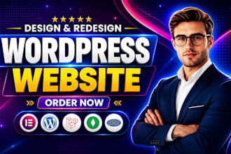 build wordpress website design, redesign wordpress as your wordpress developer