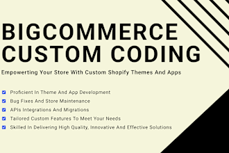 edit and customize bigcommerce website code