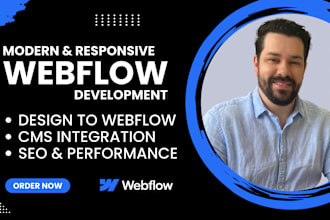 design or redesign your website using webflow