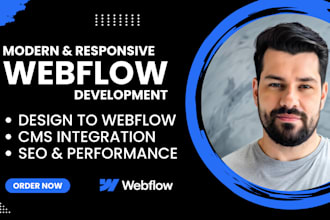 design or redesign your website using webflow