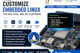 customize embedded linux for arm, fpga, and soc platforms