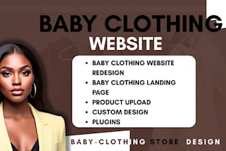 baby clothing website, baby clothing website redesign, baby toys, fashion store