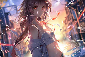 draw anime character fan art, anime art, and oc