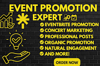 assist you in marketing, promoting and planning your event