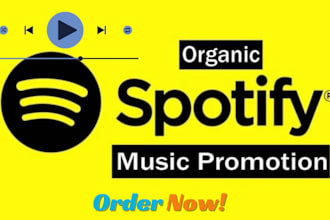 promote your brand spotify music to real audience