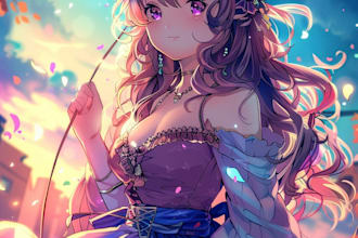 design anime character design, oc art, vtuber design