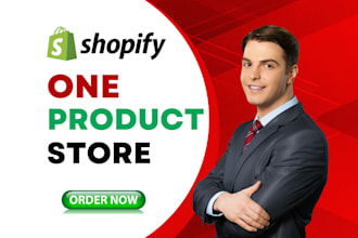 create a single product shopify store