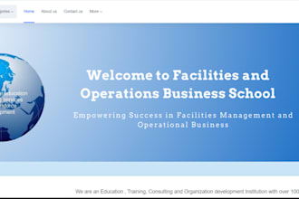 develop complete moodle website