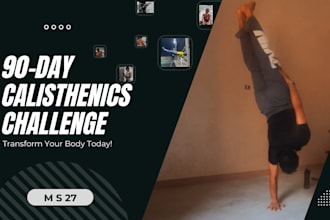 be your online calisthenics coach and nutritionist for home workouts