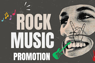 add rock metal music promotion to 900 UK USA trending playlist curators