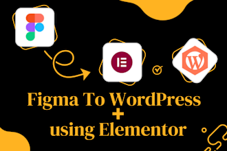 convert figma design to wordpress elementor website