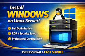 install windows on ovh contabo hetzner vps dedicated server