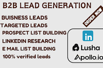 do b2b lead generation using sales navigator and lusha