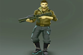 character and concept art for dnd, nft and games