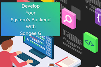 develop your backend using java and spring boot