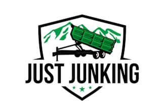 creative junk removal logo design for business