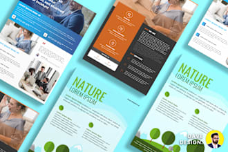 create professional one sheet and flyer for speakers