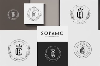 design a modern fashion logo with copyright
