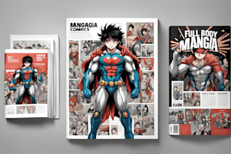draw manga and comics for you