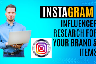 do influencer research on instagram for your products