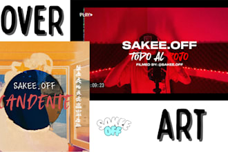 design a professional and striking cover song or album
