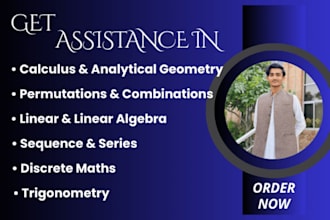 assist you in discrete mathematics, linear algebra, permutation and precalculus