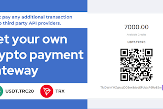develop your own usdt crypto payment gateway API