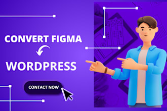convert figma to wordpress website with elementor pro expert
