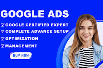 setup and manage google ads adwords ppc campaign