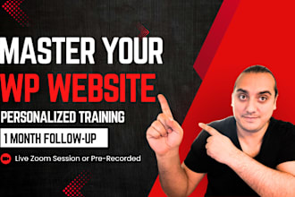 teach you how to manage and maintain your wordpress website