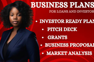 develop business plan, startups, pitch deck, proposal, business plan writer