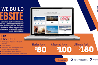 develop a responsive wordpress website