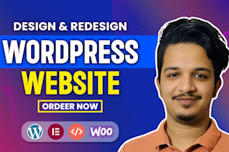 design, redesign or develop a wordpress business website using elementor pro