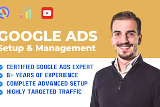 setup, and manage your google ads, PPC campaigns
