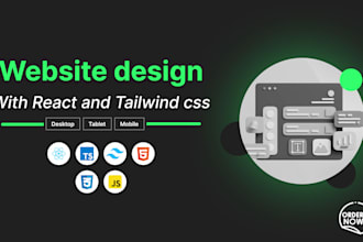 create responsive websites with react and tailwind CSS