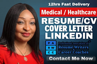 write professional ats medical, resume writing, doctor, nursing, healthcare, cv