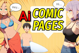 create ai comic pages