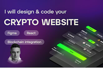 design and code a professional crypto website
