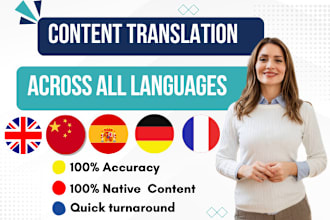 capability statement native language translation english spanish arabic german