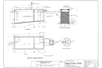 design waste disposal system, swimming pool , soak pit and absorption field