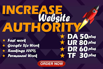 increase your websites da DR tf ur through backlinks