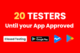provide 12 real users for google play closed testing