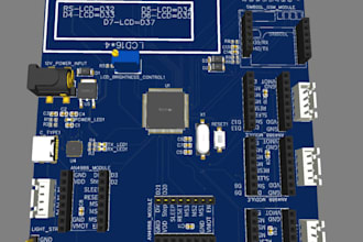 make schematic design,pcb layout and firmware code projects