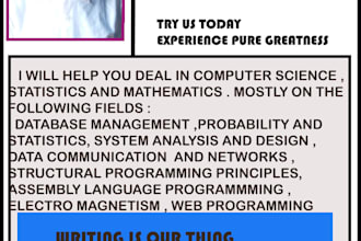help you in mathematics, statistics and computer science