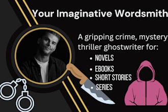 ghostwrite, rewrite original crime mystery story, novel