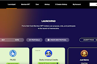 do a complex blockchain app