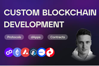 do a custom blockchain development